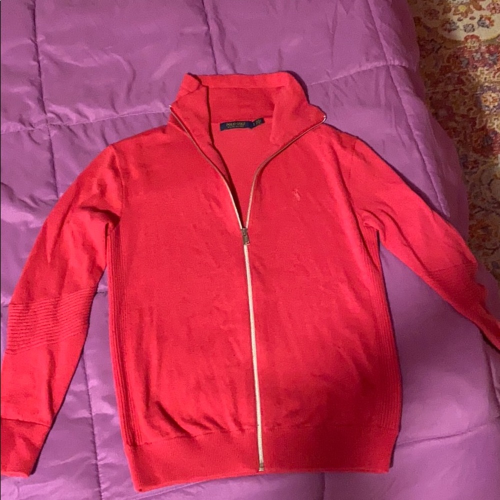 Polo Brand zip up golf sweater